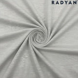 F-12+ Egyptian Combed Cotton Spandex Jersey Fabric 90% Cotton 10% Spandex for Activewear Apparel 60/61 Inch Width 240 GSM