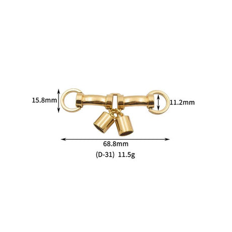 D31 High Quality Women’s Single Shoe Buckle Alloy Accessories BellFlower Metal Shoes Decoration Antique Shoe Buckles