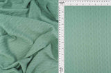 Knit Jacquard Cable Knit Sweater Fabric Stretch Polyester Spandex 58/60 Inches Wide