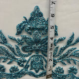 1 Yard Glitter Mesh Fabric | 55" Wide | Sparkling Mesh for Dresses, Costumes & Event Wear