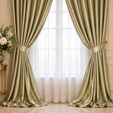 Champagne Low Stretch Polyester Fabric Extra Wide 108/120 Inch