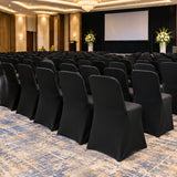 Black Premium Spandex Lifetime Folding Chair Cover 220 GSM 1pc