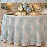 Beaded Lace Fabric Embroidered Polyester Net Mesh 52 inches wide