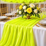 Neon Yellow Low Stretch Polyester Tricot Fabric 108/120 Inch Yard