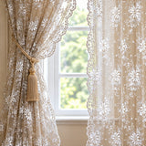 Floral Lace Fabric Embroidered Net Mesh Party Dress Wear Decor