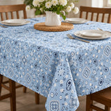 Paisley Bandanna Fabric Baby Blue Poly Cotton Print by the Yard