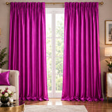 Magenta Low Stretch Polyester Tricot Fabric 108/120 Inch Yard