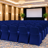Navy Blue Premium Spandex Lifetime Folding Chair Cover 220 GSM