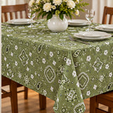 Paisley Bandanna Fabric Olive Poly Cotton Print by the Yard Decor
