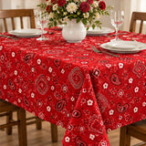Paisley Bandanna Fabric Red Poly Cotton Print by the Yard Decor