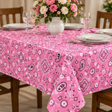 Paisley Bandanna Fabric Pink Poly Cotton Print by the Yard Decor