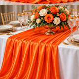 Neon Orange Low Stretch Polyester Tricot Fabric 108/120 Inch Yard