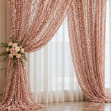 BPS Mesh Lace Dusty Rose Fabric Sheer Stretch by the Yard Decor
