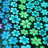 Floral Trance Nylon Spandex Fabric - Multi-Color Floral Print, 58-60" Width (1 Yard)