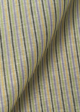 1 Yard Irish Pure Linen 5 Tone Tweed Stripe Fabric 62"/60" Width