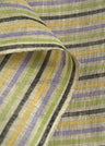 1 Yard Irish Pure Linen 5 Tone Tweed Stripe Fabric 62"/60" Width