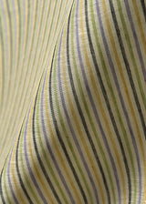 1 Yard Irish Pure Linen 5 Tone Tweed Stripe Fabric 62"/60" Width