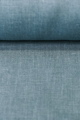 1 Yard Deepwater Pure Linen Fabric Softened Midweight 5.5 oz 57 Inches Wide