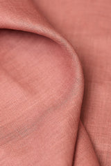 1 Yard Softened Light Rust Pure Linen Fabric Midweight 5.5 oz 54 Inch Solid Weave