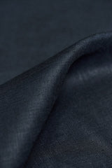 1 Yard Navy Blue Pure Linen Fabric, Softened Midweight 5.5 oz 54 Inch Wide