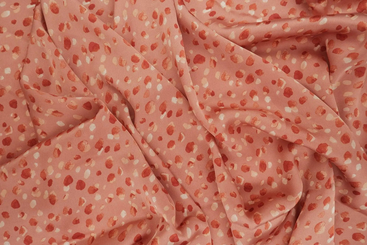 1 Yard Satin Conversational Print Woven Fabric Lightweight Drapery Use 57/58" Width