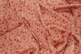1 Yard Polyester Satin Fabric Conversational Print Smooth Lightweight Drapey 57/58" Width