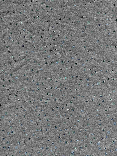 1 Yard Sequin Knit Fabric, Soft Stretch Shiny Finish 57/58" Wide