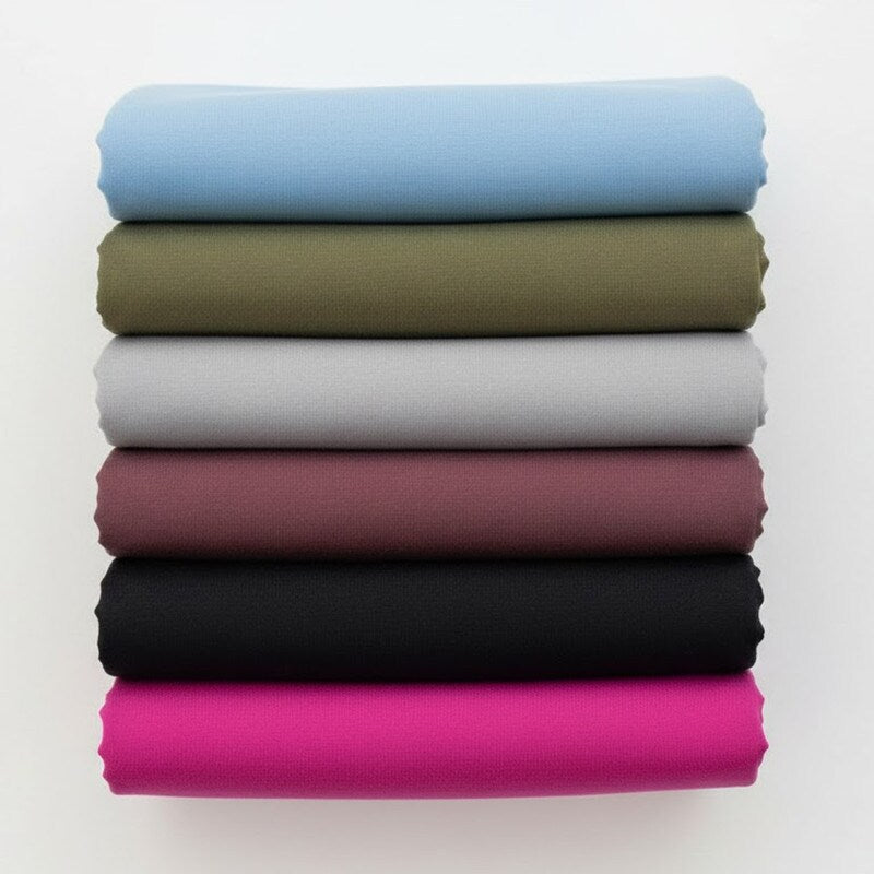 EcoGreen Recycled Polyester Spandex Jersey Fabric 88% Recycled PET 12% Spandex for Activewear Apparel 60/61 Inch Width