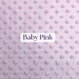 1 Yard Ultra Soft Minky Dot Fleece Plush Fabric 100 Percent Polyester for Crafts 60 Inch Width