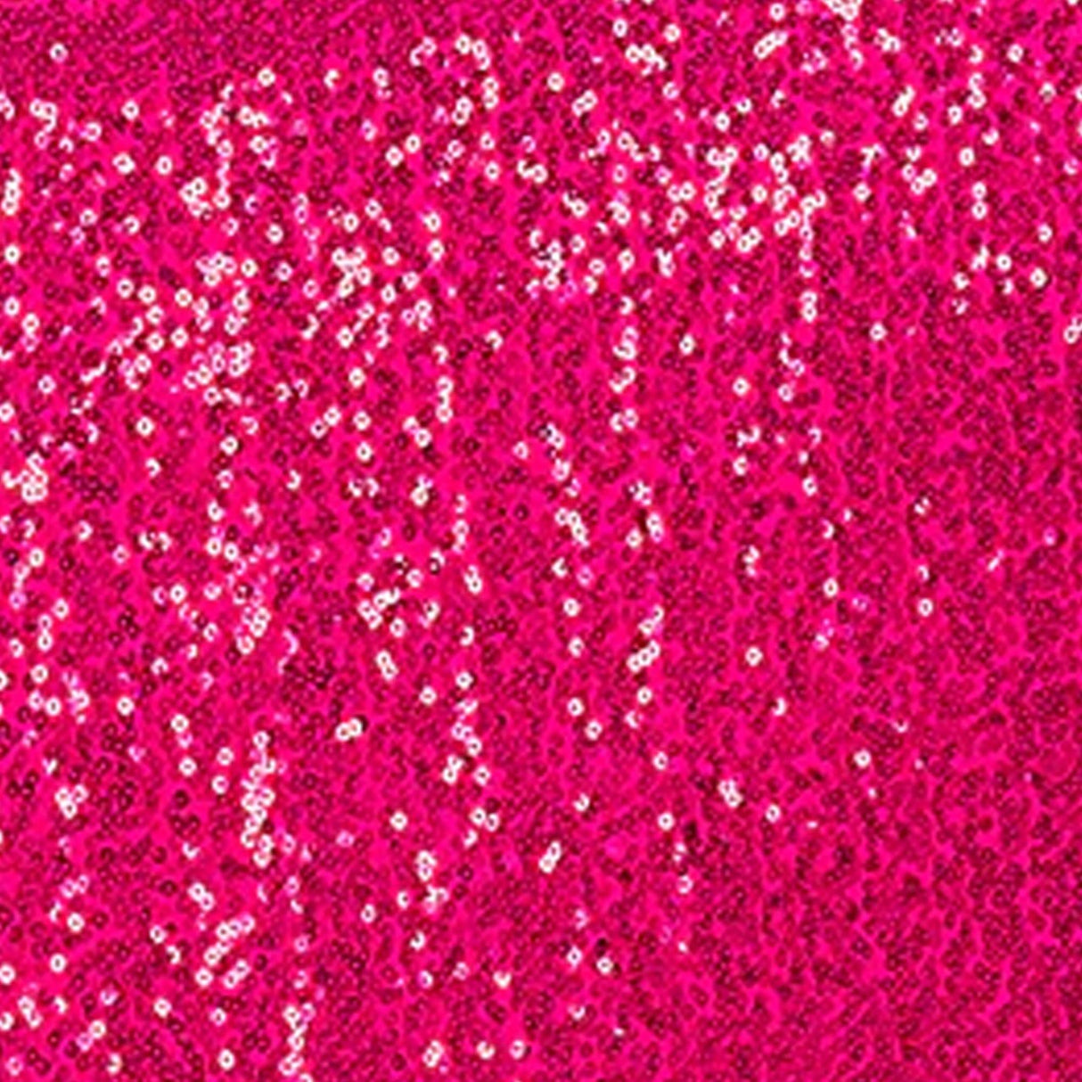 1 Piece Fuchsia Sequin Spandex Chair Cap 13.5 inch by 10 inch Wedding Party Decor