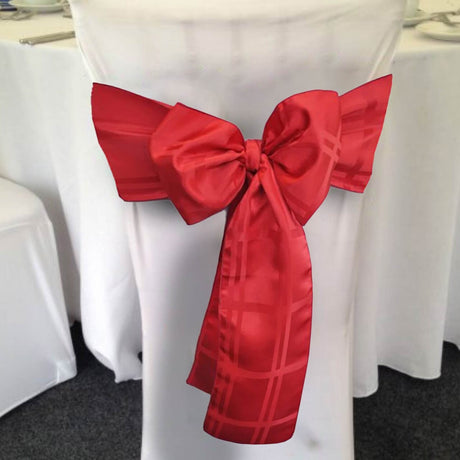 10 Pieces Turquoise Marquis Damask Jacquard Chair Sashes 7.5"x108" for Elegant Event Seating