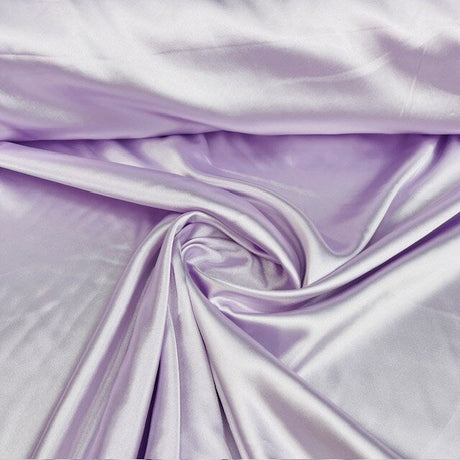 1 Yard 60” Stretch Charmeuse Satin Fabric – 195 GSM, Silky 2 Way Stretch for Bridal, Evening Dresses &amp; Event Décor (97% Polyester, 3% Spandex)