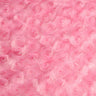 1 Yard Rosebud Minky Fabric 100% Polyester Plush Textured Soft Material for Blankets 60 Inch Width