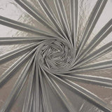 Foil Nylon Spandex Metallic Stretch Fabric 80% Nylon 20% Spandex for Dancewear Party Apparel 58 Inch Width 200 GSM