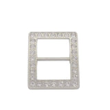 17mm Metal Tri-Glide Diamond Slider Buckle for Bags