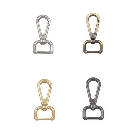 Zinc Alloy Spring Snap Hook for Bags & Keychains