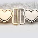 Heart Shape Metal Belt Buckle for Clothing & Accessories