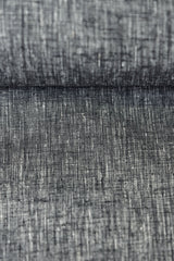 1 Yard Black or Off White 2 Tone Melange Linen Fabric, Midweight Softened 58 Inches Wide