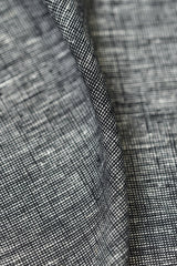 1 Yard Black or Off White 2 Tone Melange Linen Fabric, Midweight Softened 58 Inches Wide