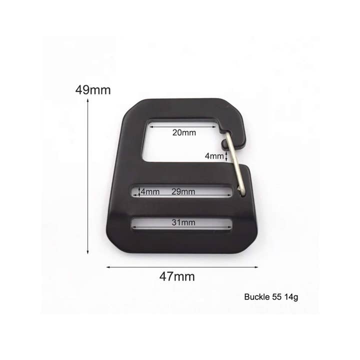 Metal G Hook Buckle for Outdoors