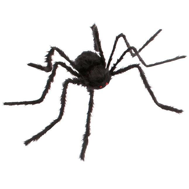 50 Inch Freestanding Halloween Spider Figurine Posable Legs Decoration