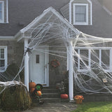 400 Sq Ft Super Stretch Halloween Spider Web Decoration