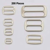 Metal Tri-Glide Adjustable Buckle for Bag Straps & Webbing