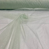 1 Yard Glitter Mesh Fabric | 60" Width | 100% Polyester | Sheer Sparkle for Dresses & Décor