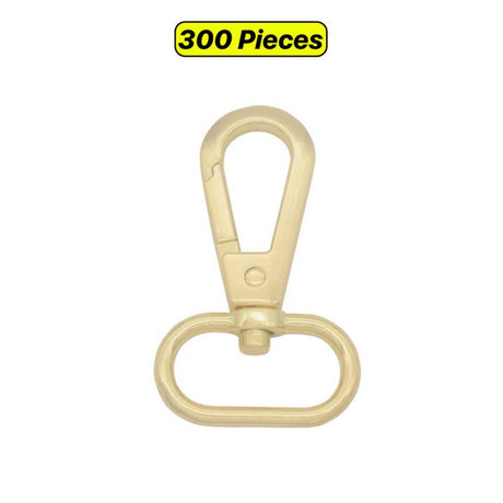 Yellow Metal Snap Hook for Pet Buckles & Key Rings