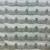 1 Yard Glitter Mesh Fabric | 55" Wide | Sparkling Mesh for Dresses, Costumes & Event Wear