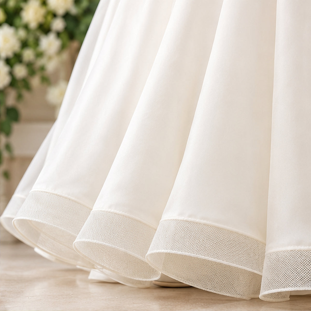 Horsehair Crinoline Braid Stiff Nylon Trim 6 Inch Wide Yard