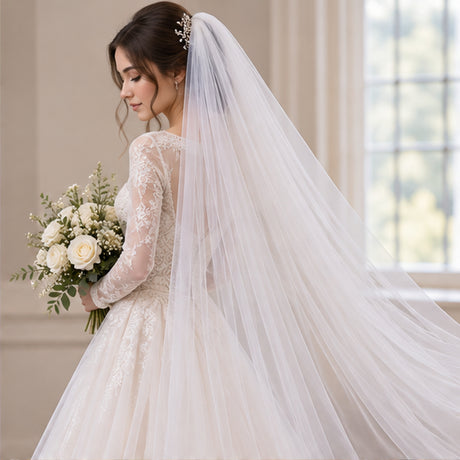 Extra Wide Tulle Net Bridal Veil Mesh Fabric 120 Inch Nylon