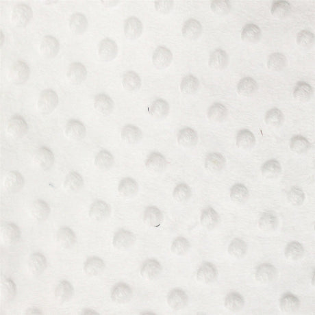 1 Yard Minky Dimple Dot Faux Fur Fabric, 60″ Wide 100% Polyester