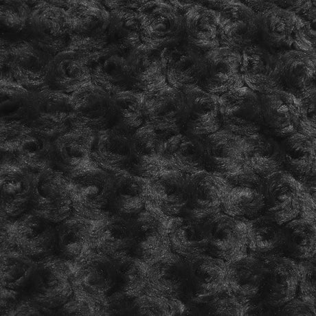 Swirl Rosebud Faux Fur 1 Yard Fabric 100% Polyester, 60″ Wide, 450 GSM Ultra Soft Plush Material